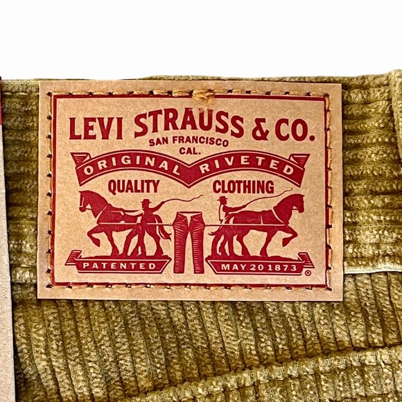 Levis Low Pro Mens Corduroy Pants 29x30 Relaxed Fit Mid Rise Straight Leg NWT's - Picture 3 of 16